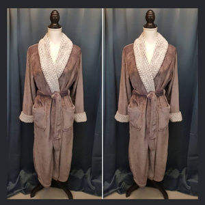 NWT Carole Hochman Purple Plush Robe Size Small